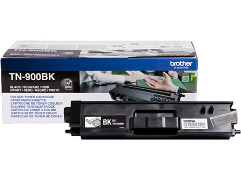 Cartouche toner Brother TN-900BK Noire, 6000 pages