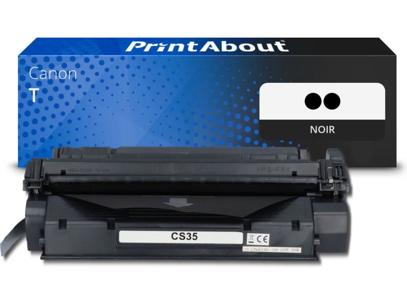 Toner compatible Canon T - Noir - Multipack 2 pièces