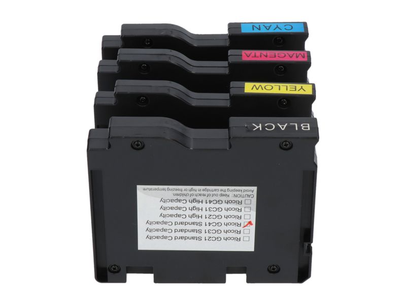 Ricoh GC-41K 4-Color Ink Cartridge - Multipack (405761)