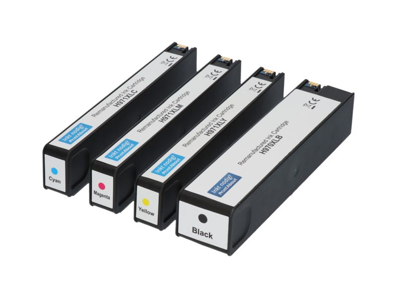 Cartucho compatible PrintAbout HP 970XL (CN625AE) - 4 colores - Alta capacidad - Multipack