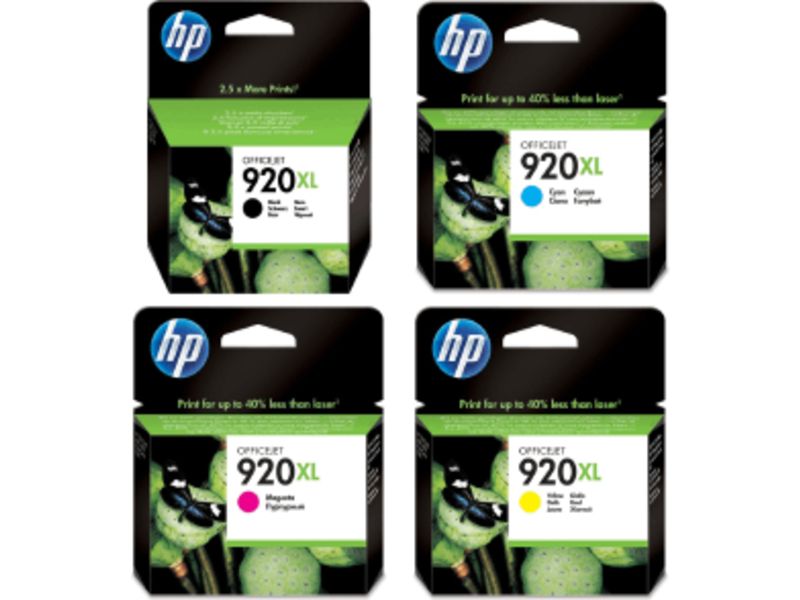Cartouche d'encre HP 920XL (C2N92AE) - 4 couleurs - Grande capacité - Multipack