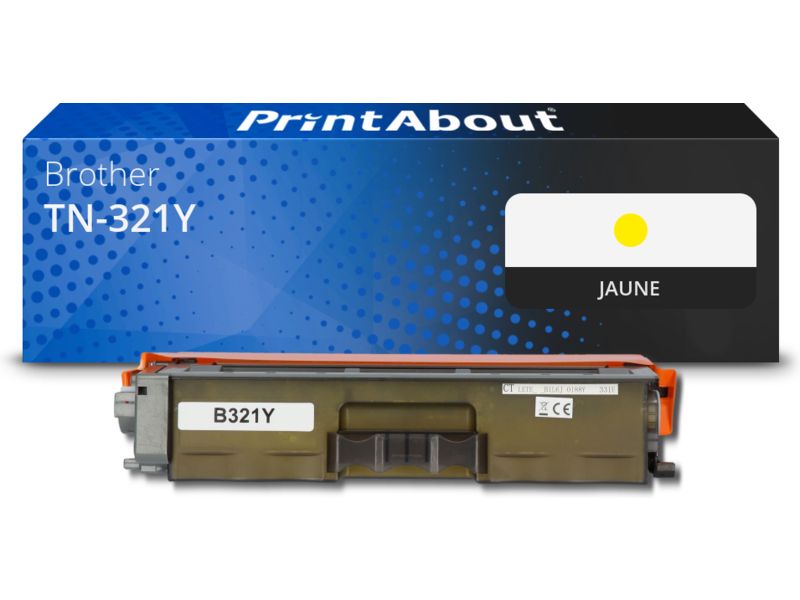 Toner compatible Brother TN-321Y Amarillo por PrintAbout