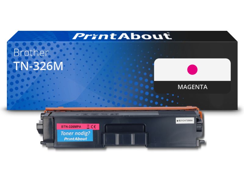 Toner compatible Brother TN-326M - Magenta - Grande capacité