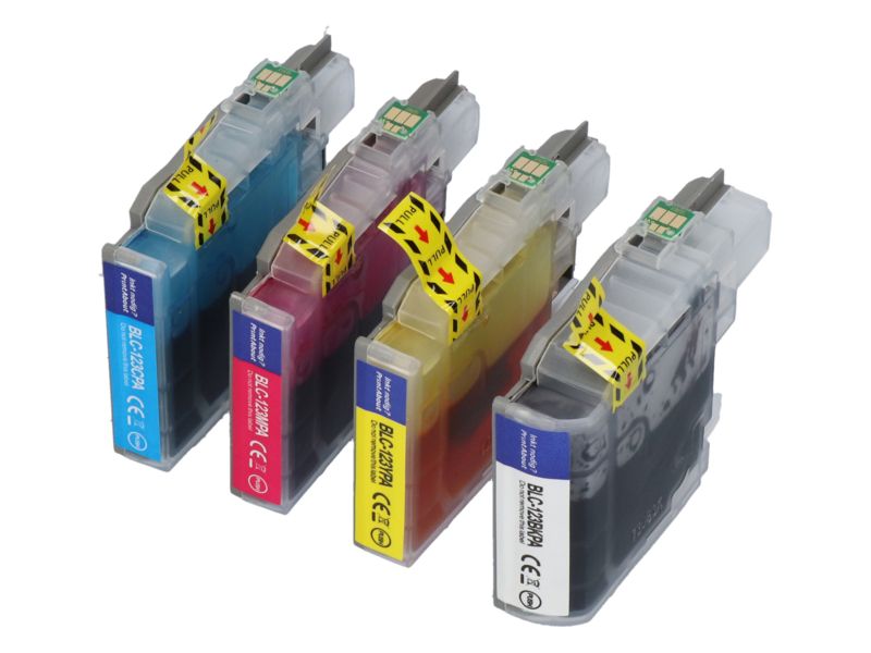 Cartucho compatible Brother LC-123VALBP - 4 colores - Pack multipl