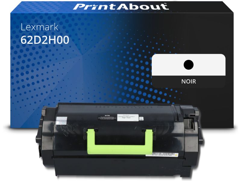 Toner compatible Lexmark 62D2H00 (622H) - Noir - Grande capacité