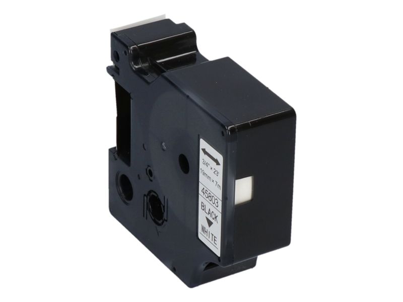 Ruban compatible Dymo PrintAbout (S0720830) - 19 mm - Noir sur blanc