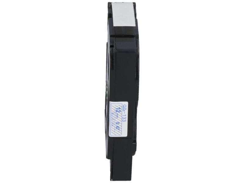 Brother TZe-133 Tape - 12mm - Blue on Transparent