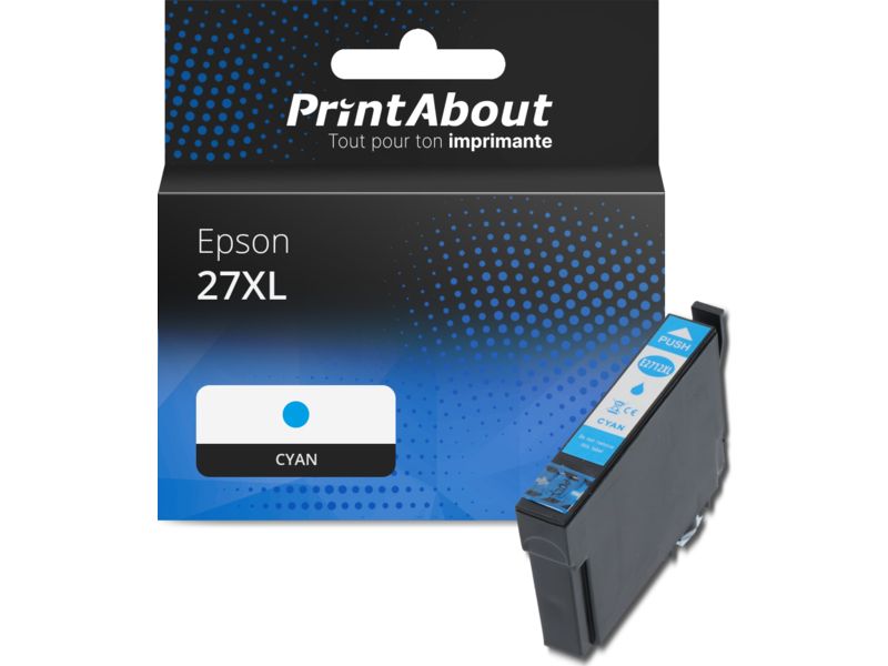 Epson 27XL Compatible Cartridge (C13T27124012) - Cyan - High Capacity