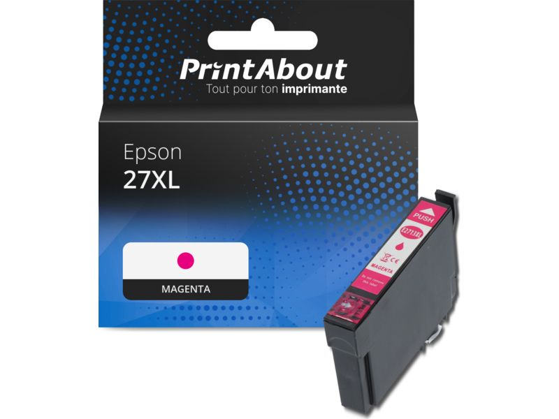 Epson 27XL Compatible Cartridge (C13T27134012) - Magenta - High Capacity