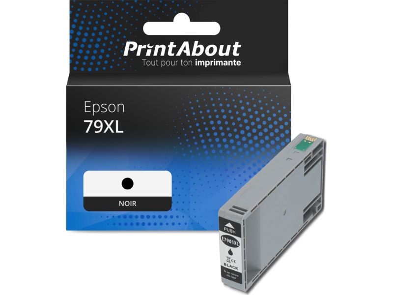Cartuchos compatibles con Epson 79XL (T79014010) - Negro - Alta capacidad