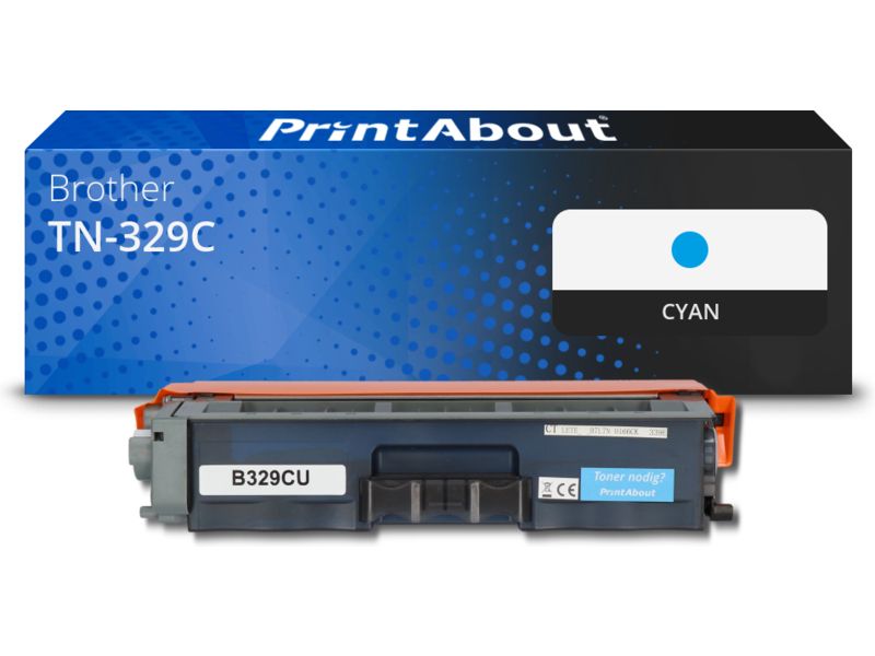 Toner compatible Brother TN-329C - Cyane - Grande capacité