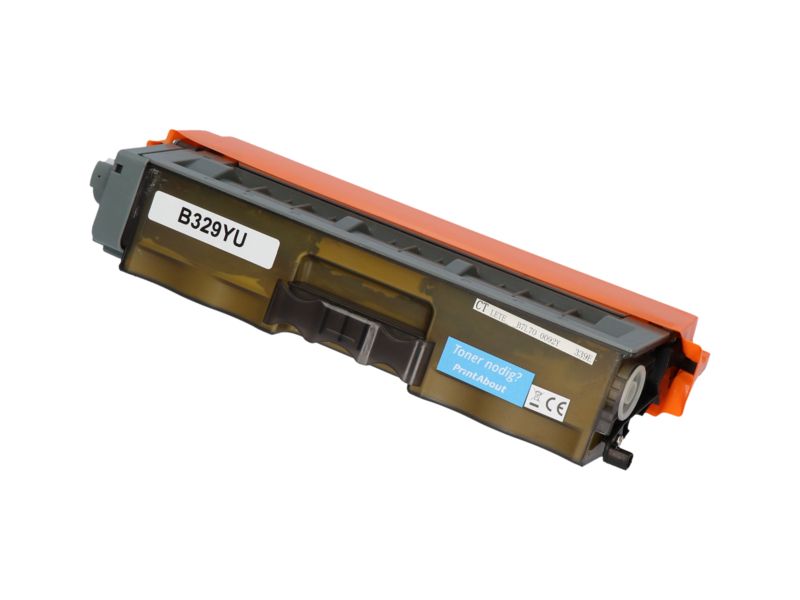 Toner compatible Brother TN-329Y Amarillo - Alta capacidad