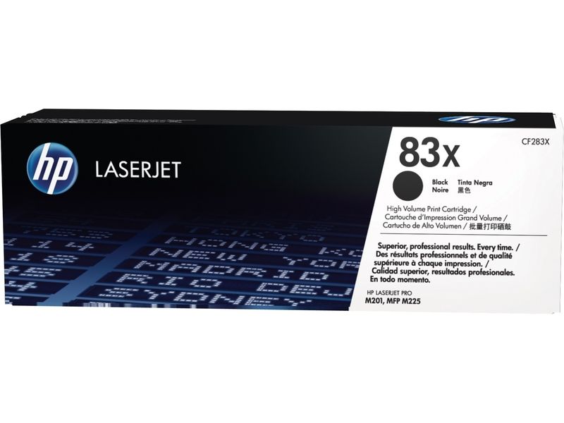 HP 83X (CF283X) Black High-Capacity Toner