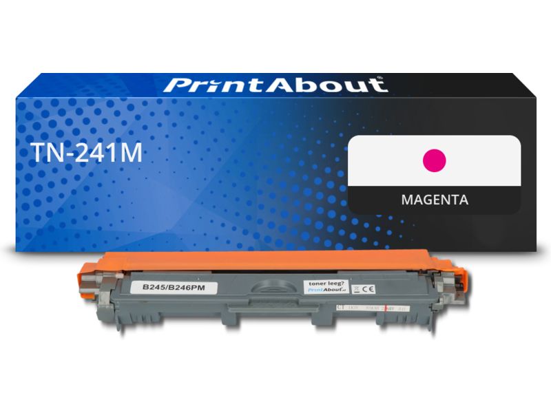 Toner Brother TN-241M Magenthe PrintAbout (Capacité : 2500 pages)