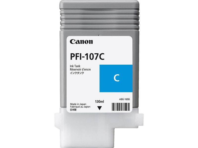 Cartouche d'encre Canon PFI-107C cyan