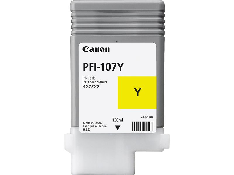 Cartucho de tinta Canon PFI-107Y Amarillo