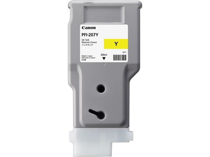 Cartuchas de tinta Canon PFI-207Y Amarillo