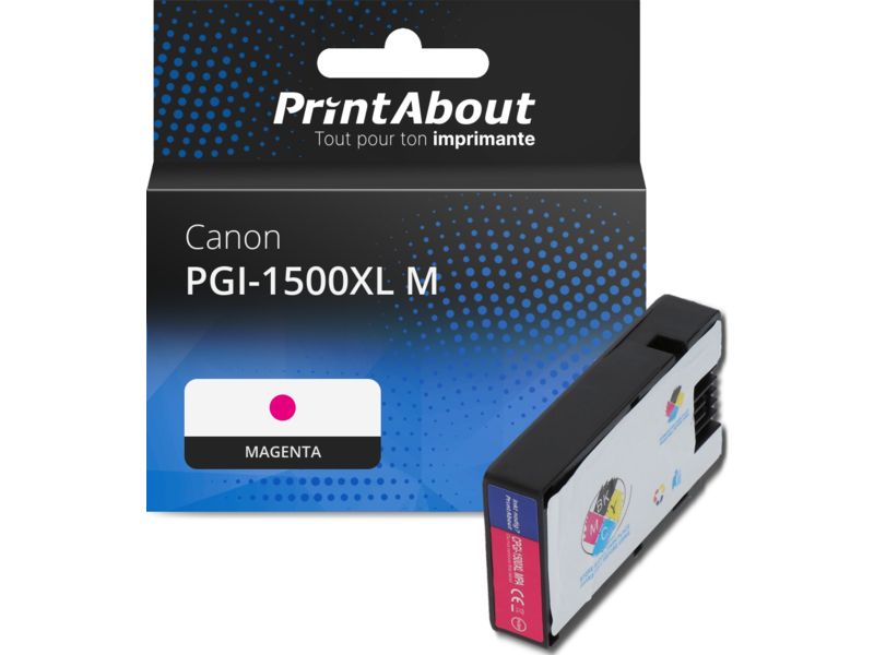Cartucho de tinta Canon PGI-1500XL M Magenta - Alta capacidad