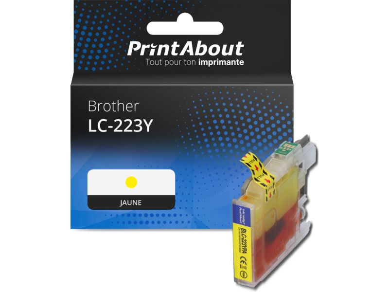 Brother LC-223Y Yellow Compatible Cartridge