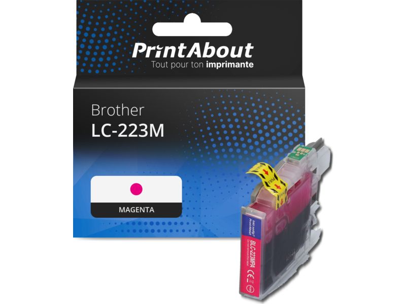 Cartucho compatible Brother LC-223M Magenta por PrintAbout