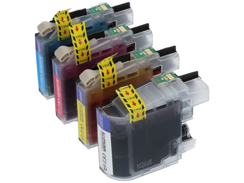 Cartucho compatible Brother LC-227XLVALBP - 4 colores - Gran capacidad - Multipack por PrintAbout