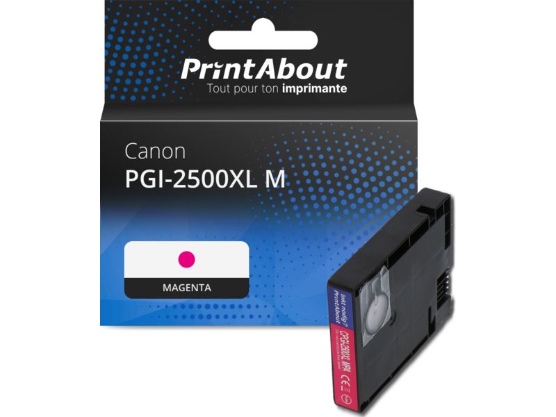 Cartuchos de tinta Canon PGI-2500XL M Magenta - Gran capacidad