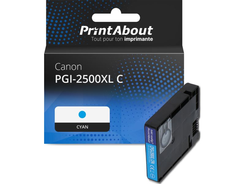 Canon PGI-2500XL C Ink Cartridge - Cyan - High Capacity