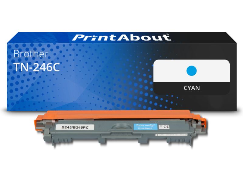Cartouche d'encre compatible PrintAbout TN-246C - Cyan - Grande capacité