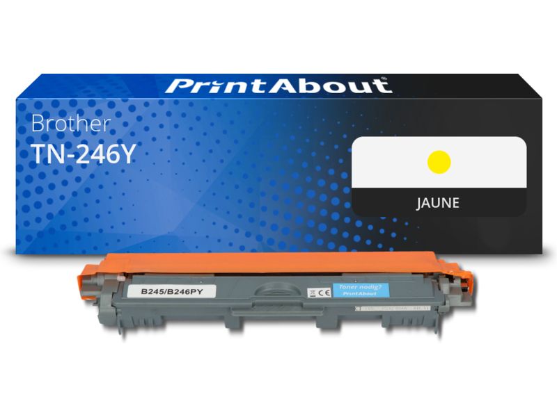 PrintAbout Compatible Brother TN-246Y Yellow Toner - High Capacity