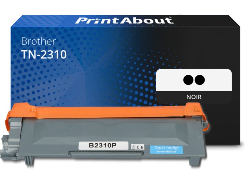 PrintAbout Compatible Brother TN-2310 Toner - 2x Black - Multipack
