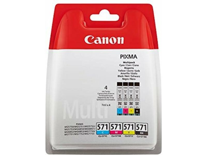 Kit de cartuchos de tinta Canon CLI-571 - 4 colores