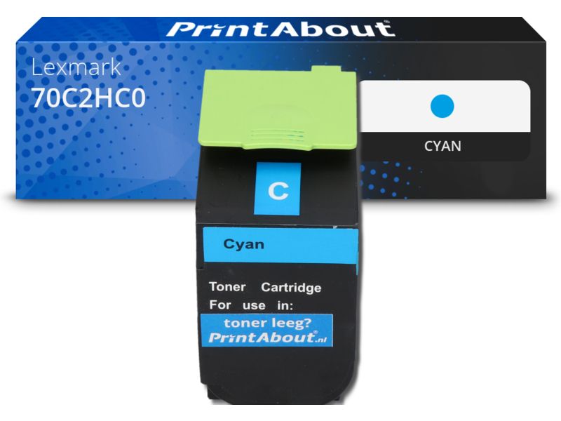 Lexmark 70C2HC0 (702HC) Compatible Toner - Cyan - High Capacity