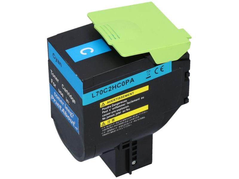 Lexmark 70C2HC0 (702HC) Compatible Toner - Cyan - High Capacity