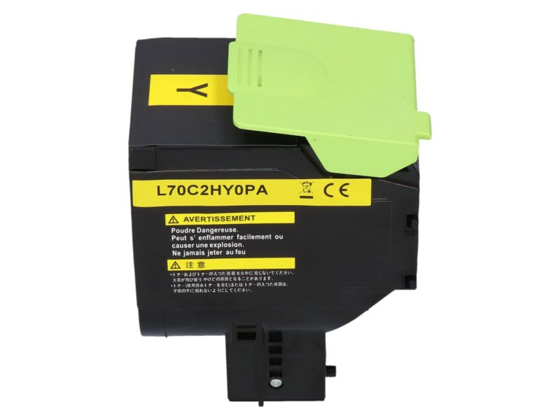 PrintAbout Compatible Lexmark Toner 70C2HY0 (702HY) - Yellow - High Capacity
