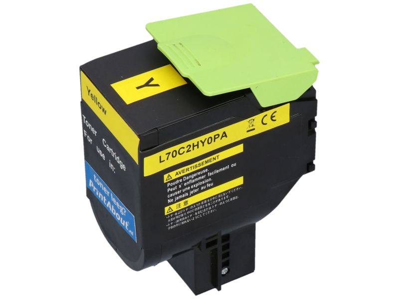 PrintAbout Compatible Lexmark Toner 70C2HY0 (702HY) - Yellow - High Capacity