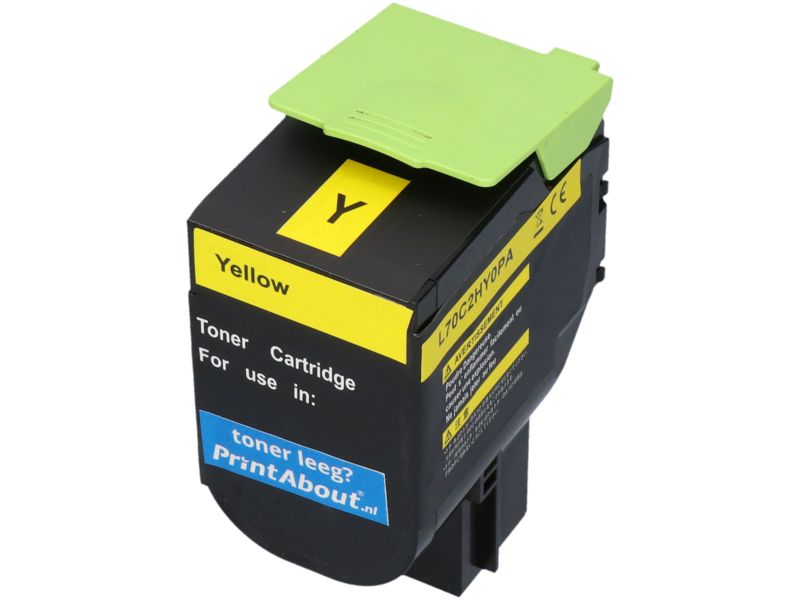 PrintAbout Compatible Lexmark Toner 70C2HY0 (702HY) - Yellow - High Capacity