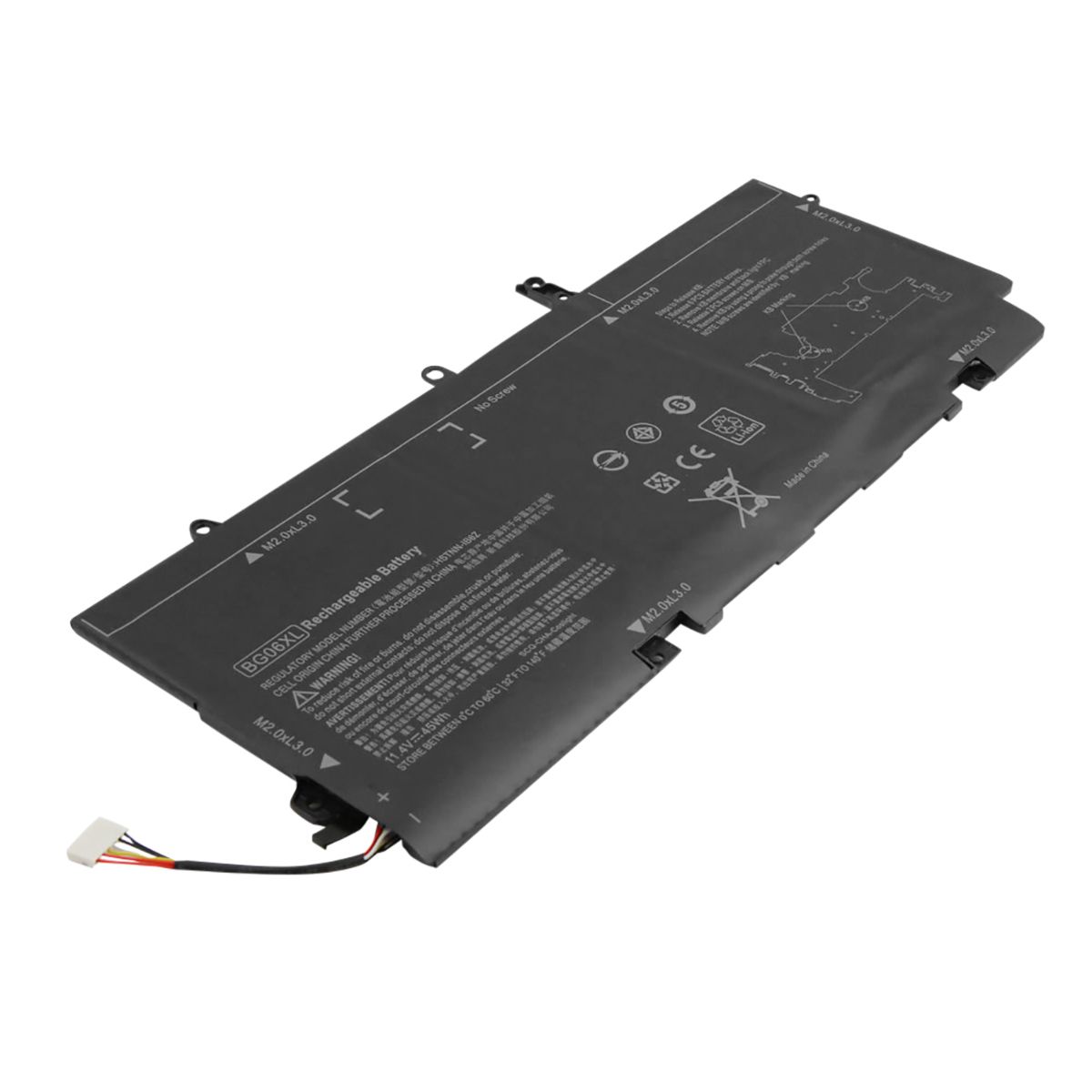 Batería Avizar de Litio Polímero para HP EliteBook 1040 G3, 11.4V 3945mAh 45Wh, Negro