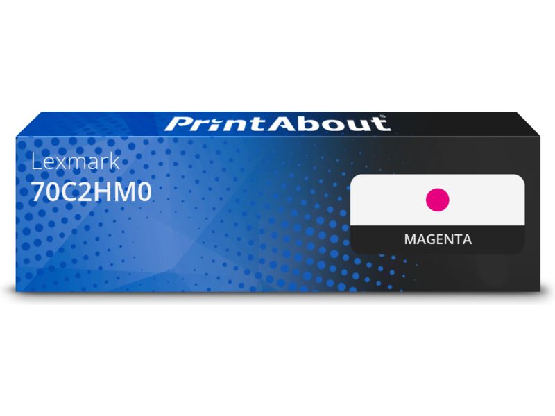 Toner compatible Lexmark 70C2HM0 (702HM) - Magenthe - Grande capacité