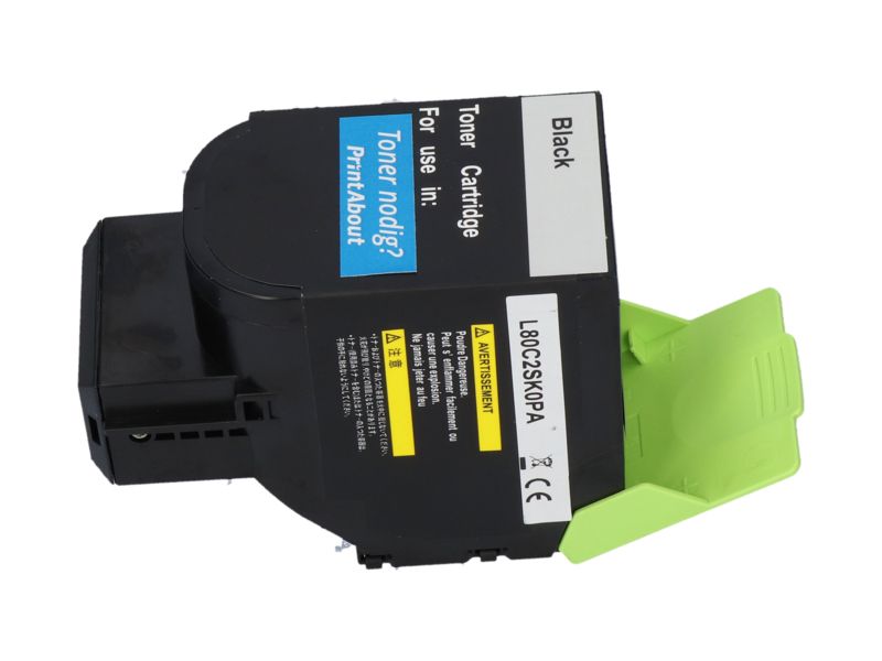 Toner Lexmark Compatible 80C2SK0 (802SK) - Noir par PrintAbout