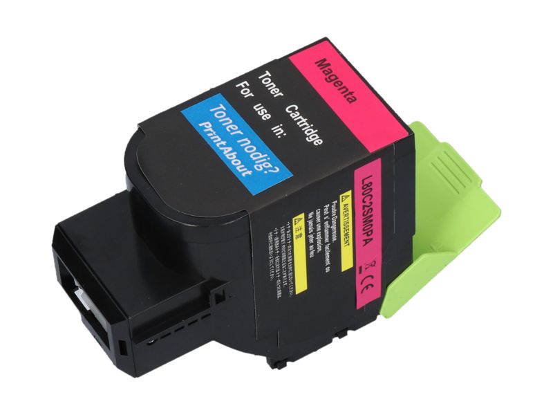 Toner compatible Lexmark 80C2SM0 (802SM) - Magenta par PrintAbout