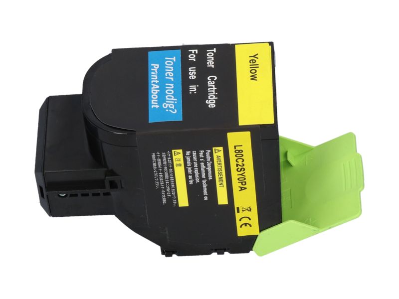 Lexmark 80C2SY0 (802S) Yellow Toner by PrintAbout