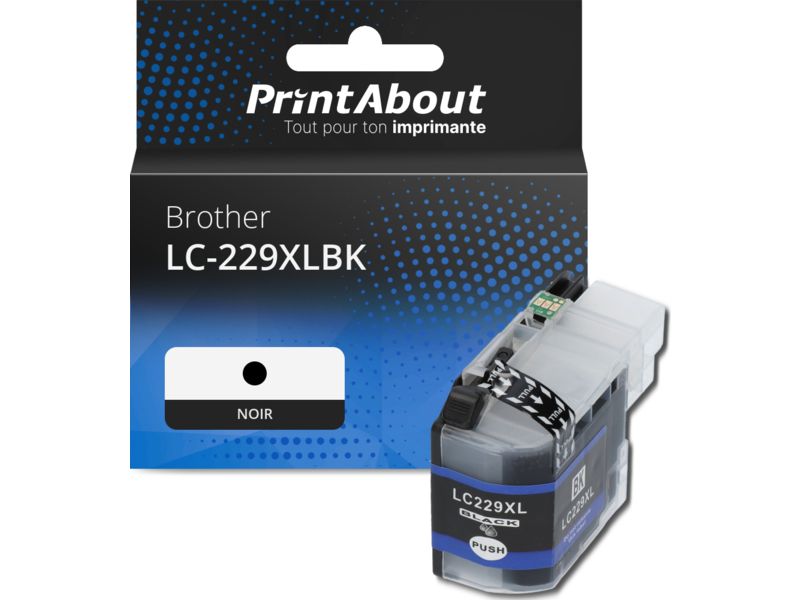 Cartucho Brother LC-229XLBK - Negro - Capacidad ultra alta
