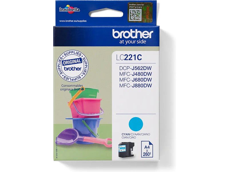 Brother LC-221C - Cyan Ink Cartridge