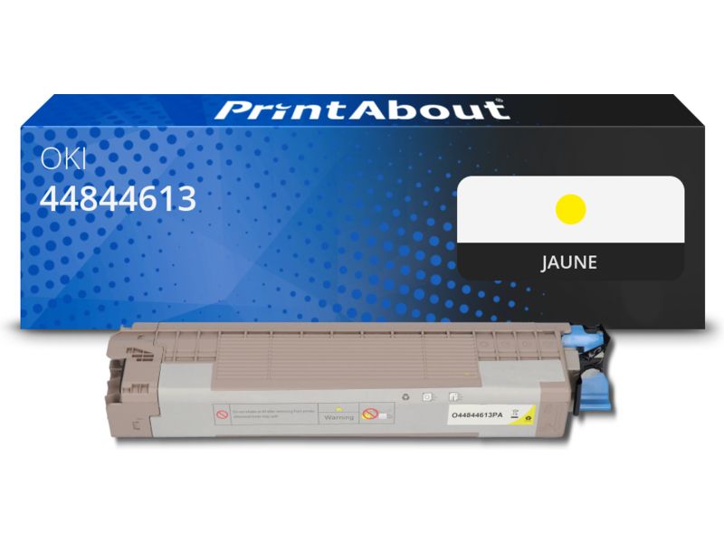 Toner compatible PrintAbout - Jaune (44844613)