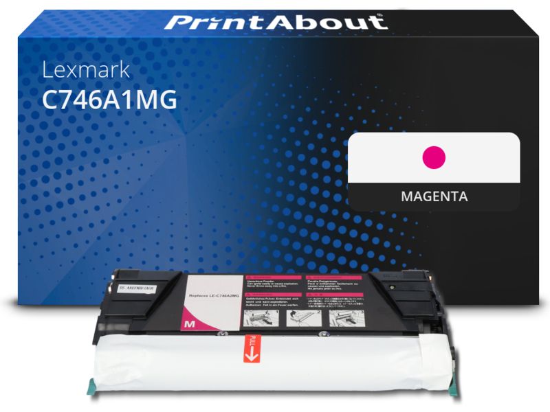 Toner compatible Lexmark C746A1MG - Magenta