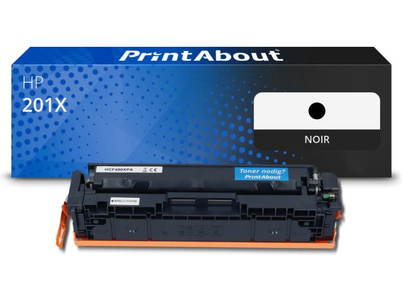 PrintAbout Compatible HP 201X (CF400X) Black Toner - High Capacity