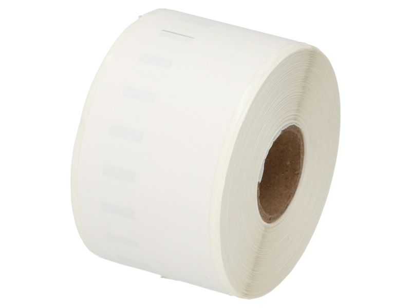 Etiqueta Dymo, 41 mm x 89 mm, Negro sobre Blanco