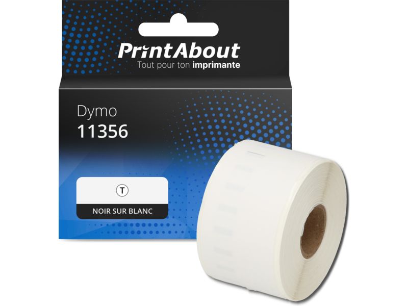 Dymo Label, 41mm x 89mm, Black on White