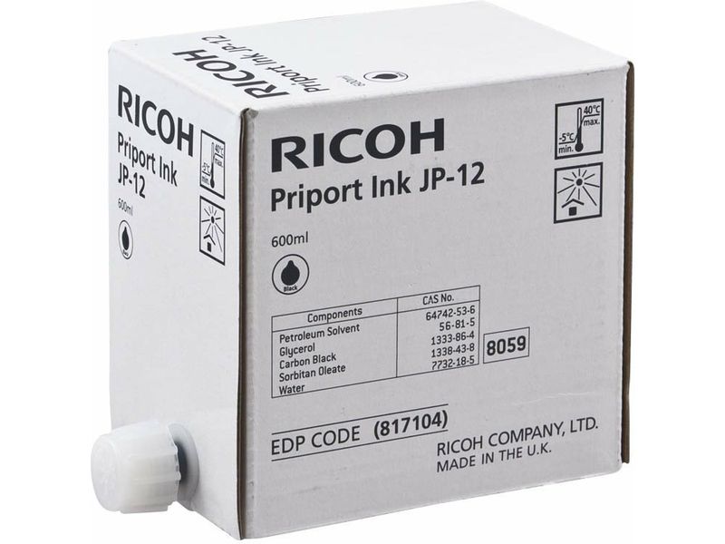 Cartouche d'encre Ricoh - Noir (JP12)