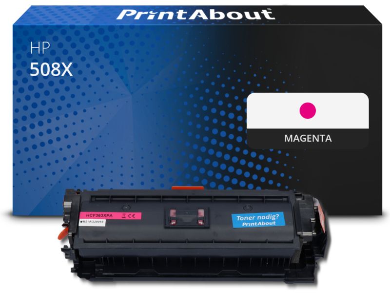 Toner compatible HP 508X (CF363X) Magenta - Alta capacidad